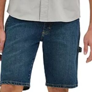 Wrangler Size 38 Men's Dark Blue Jean Shorts